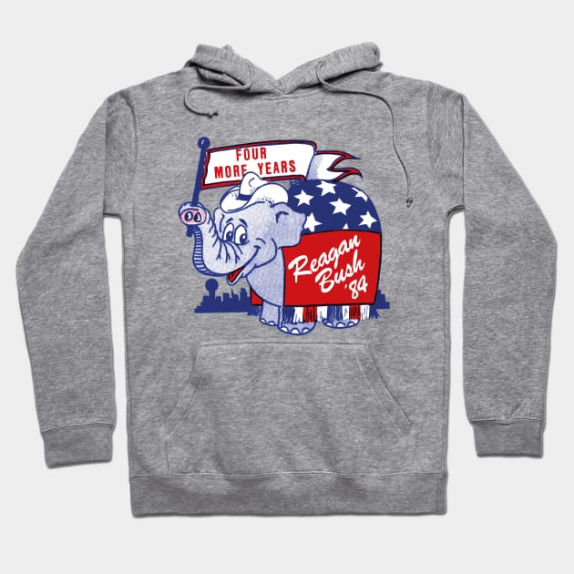 The Reagan Bush '84 Hoodie by FranklinPrintCo